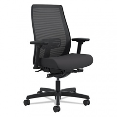 HON Endorse Mesh Mid-Back Work Chair, Supports Up to 300 lb, 17.5" to 21.75" Seat Height, Black (LWIM2ACU10)