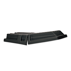 Rubbermaid Commercial Hinged Dome Tilt Truck Lid, 34.14 x 69.66 x 8.4, Black (RCP1317BLA)
