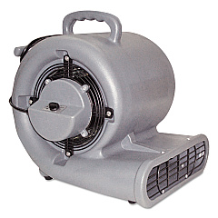 Mercury Floor Machines Air Mover, Three-Speed, 1,500 cfm, Gray, 20 ft Cord (MFM1150)