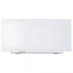 Iceberg Polarity Magnetic Porcelain Dry Erase White Board, 96 x 44, White Surface, Silver Aluminum Frame (31480)