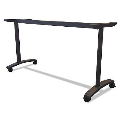 Alera Valencia Series Training Table T-Leg Base, 54w x 19.75d x 28.5h, Black (ALEVA7476BK)