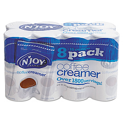 N'Joy Non-Dairy Coffee Creamer, 16 oz Canister, 8/Pack (NJO827783)