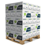 Universal Deluxe Multipurpose Paper, 98 Bright, 20lb Bond Weight, 8.5 x 11, Bright White, 500/Ream, 10 Reams/Carton, 40 Cartons/Pallet (95200PLT)