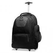 Samsonite Rolling Backpack, Fits Devices Up to 15.6", Polyester, 14 x 8 x 21, Black/Charcoal (178961053)