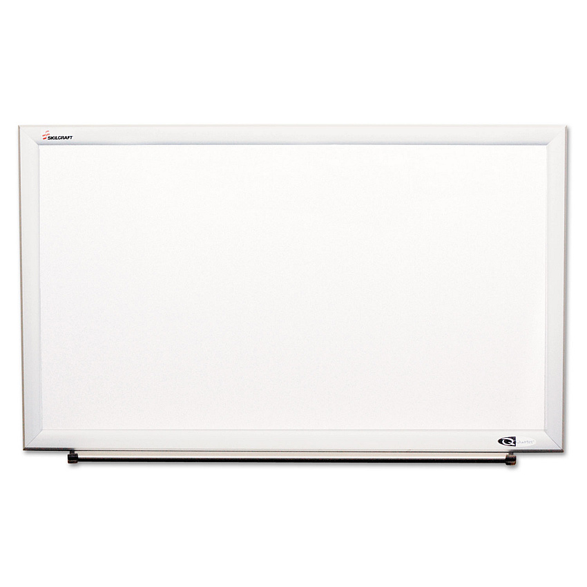 AbilityOne 7110015680040, SKILCRAFT Cubicle Magnetic Dry Erase Board, 18 x 30, White Surface, White Aluminum Frame (NSN5680400)