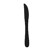 Knife Heavyweight Polypro Ebony, Case Of 1000 (CPPHWKNBKE1)