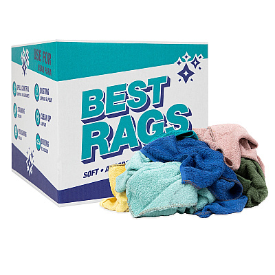 C60 Shop Towel Size Terry Wipers Colors 10lb Box (N-C60-10)