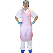 Apron Pe Red 10 Mic High, Case Of 1000 (DAP10-28X46-RD)