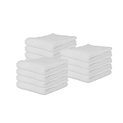 Terry Polishing Hand Towel 16x27 White, Pack Of 12 (P-N030-W1627-4)