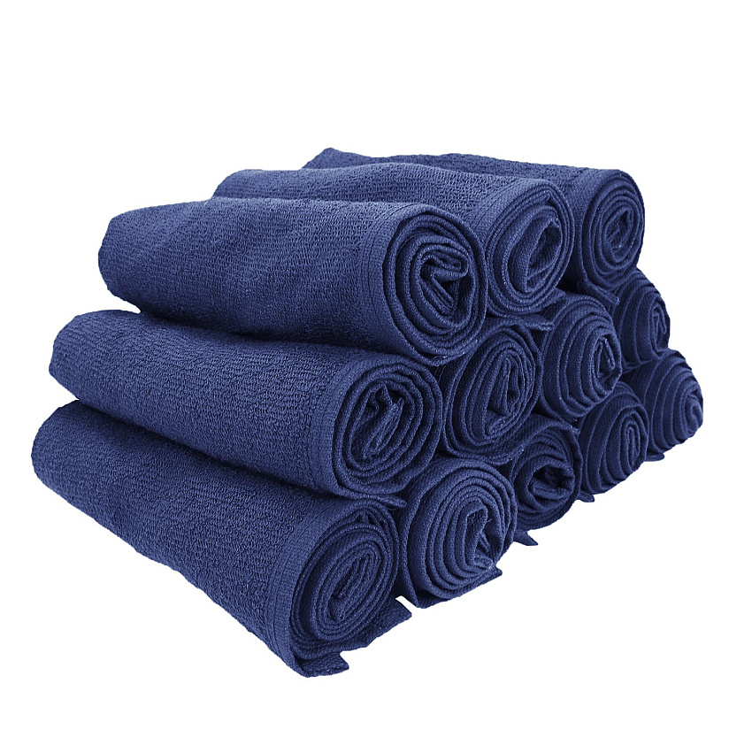 Cotton Salon Towel 16x28 Navy, Pack Of 12 (P-BB-1628-3NVY)