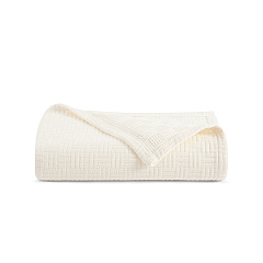 Host & Home Cotton Bed Blanket Queen Ivory, Case Of 4 (BLKT-COT-9090-IV)