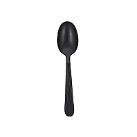 Safety Zone Teaspoon Heavyweight Polysty Ebony, Case Of 1000 (CPSHWTSBKE1)