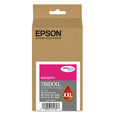 Epson T788XXL320 (788XXL) DURABrite Ultra XL PRO High-Yield Ink, Magenta