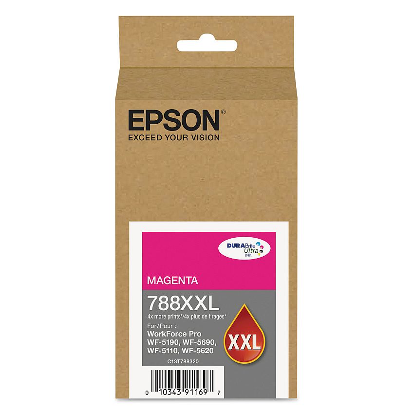 Epson T788XXL320 (788XXL) DURABrite Ultra XL PRO High-Yield Ink, Magenta