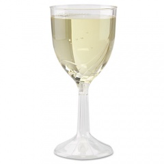 WNA Classicware One-Piece Wine Glasses, 6 oz, Clear, 10/Pack, 10 Packs/Carton (CWSWN6)