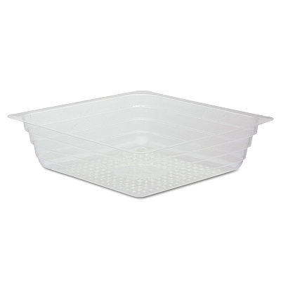 Reynolds Reflections Portion Plastic Trays, Shallow, 4 oz Capacity, 3.5 x 3.5 x 1, Clear, 2,500/Carton (RFPR4296)