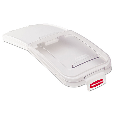Rubbermaid Commercial ProSave Bin Replacement Lid and Scoop, For 3600-88 ProSave Bin, 12.13 x 29 x 1.9, Clear, Plastic (RCP9F77)