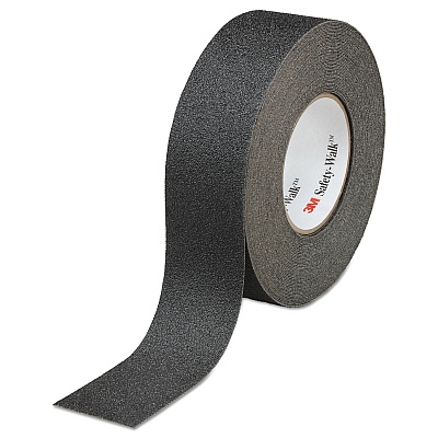 3M Safety-Walk Safety-Walk General Purpose Tread Rolls, 4" x 60 ft, Black (MMM19223)