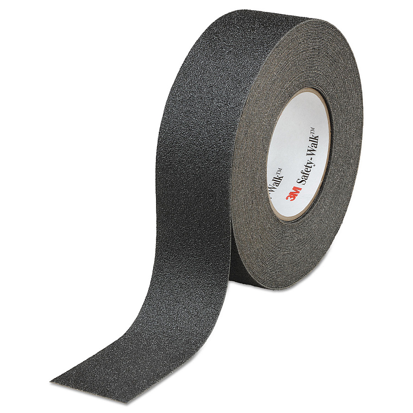 3M Safety-Walk Safety-Walk General Purpose Tread Rolls, 4" x 60 ft, Black (MMM19223)