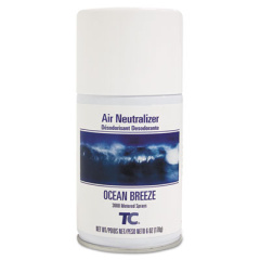 Rubbermaid Commercial TC Standard Aerosol Refill, Ocean Breeze, 6 oz Aerosol Spray, 12/Carton (4015471)