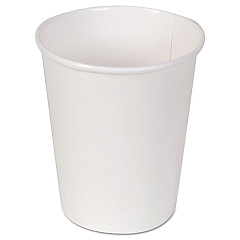 Dixie Paper Hot Cups, 10 oz, White, 50/Sleeve, 20 Sleeves/Carton (DXE2340W)