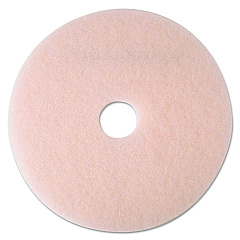 3M Ultra High-Speed Eraser Floor Burnishing Pad 3600, 24" Diameter, Pink, 5/carton (MMM25861)