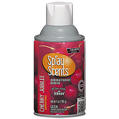 Chase Products Champion Sprayon SPRAYScents Metered Air Freshener Refill, Cherry Jubilee, 7 oz Aerosol Spray, 12/Carton (CHP5181)