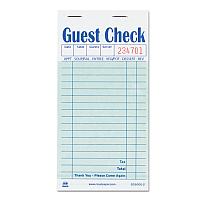 AmerCareRoyal Guest Check Pad, 17 Lines, Two-Part Carbon, 3.5 x 6.7, 50 Forms/Pad, 50 Pads/Carton (RPPGC60002)