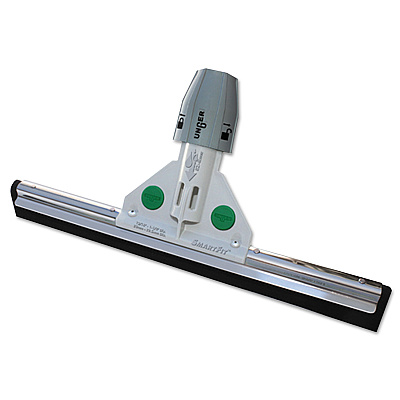 Unger Heavy Duty Water Wand With Socket And Twin Foam Rubber Blades, 22" Wide Blade, 4" Handle (UNGHM22A)