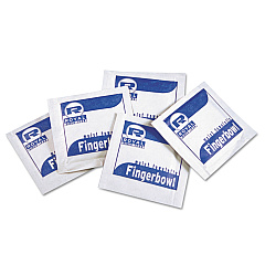 AmerCareRoyal Moist Towelettes, Individually Wrapped, 4 x 6, Lemon Scent, White, 1,000/Carton (RPPRF1MB)