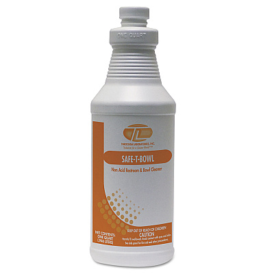 Theochem Laboratories Safe-T-Bowl Liquid Toilet Bowl Cleaner, 32 oz Bottle, 12/Carton (TOL975)