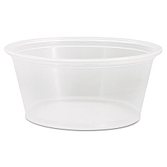 Dart Conex Complements Portion/Medicine Cups, 3.25 oz, Clear, 125/Bag, 20 Bags/Carton (DCC325PC)
