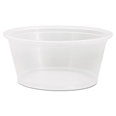 Dart Conex Complements Portion/Medicine Cups, 3.25 oz, Clear, 125/Bag, 20 Bags/Carton (DCC325PC)