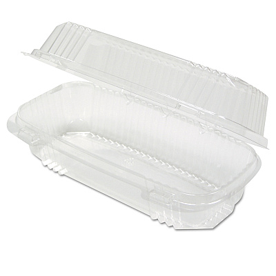 Pactiv Evergreen ClearView SmartLock Hinged Lid Container, 23 oz, 8.5 x 4 x 2.5, Clear, Plastic, 250/Carton (PCTYCI81048)