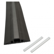 D-Line Medium-Duty Floor Cable Cover, 2.75 x 0.5 x 6 ft, Black (FC68B)