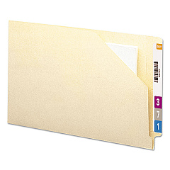 Smead End Tab Jackets with Reinforced Tabs, Straight Tab, Legal Size, 11-pt Manila, 100/Box (SMD76700)