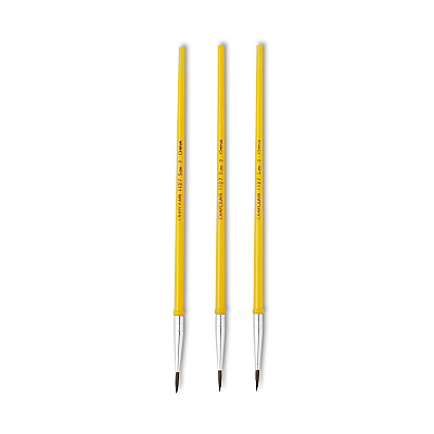 Crayola Watercolor Brush Set, Size 2, Camel-Hair Blend, Round Profile, 3/Pack (CYO051127002)