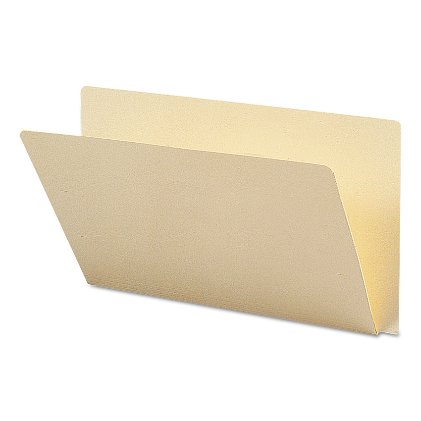 Smead Extended End Tab Manila Folders, Straight Tabs, Legal Size, 0.75" Expansion, Manila, 100/Box (SMD27250)