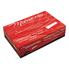 Bagcraft QF12 Interfolded Dry Wax Deli Paper, 12 x 10.75, White, 500/Box, 12 Boxes/Carton (BGC011012)