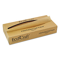 Bagcraft EcoCraft Interfolded Soy Wax Deli Sheets, 12 x 10.75, 500/Box, 12 Boxes/Carton (BGC016012)