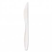 Dart Reliance Medium Heavy Weight Cutlery, Standard Size, Knife, Bulk, White, 1000/CT (RSWK)