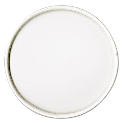 Solo Spiral-Wound Paper Hot Cup Lids, Fits 16 oz Cups, White, 25/Sleeve, 20 Sleeves/Carton (SCCCA16A)