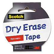 Scotch Dry Erase Tape, 3" Core, 1.88" x 5 yds, White (MMM1905RDEWHT)