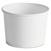Chinet Paper Food Containers, 64 oz, White, 25/Pack, 10 Packs/Carton (HUH60164)