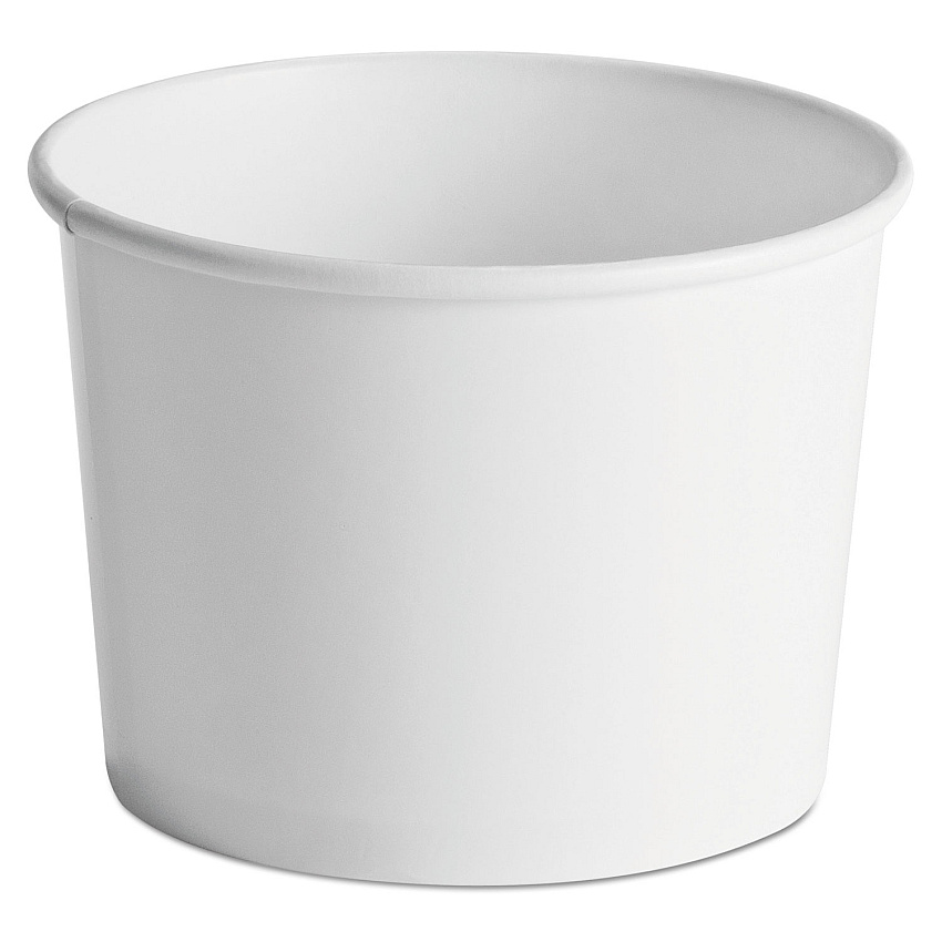Chinet Paper Food Containers, 64 oz, White, 25/Pack, 10 Packs/Carton (HUH60164)
