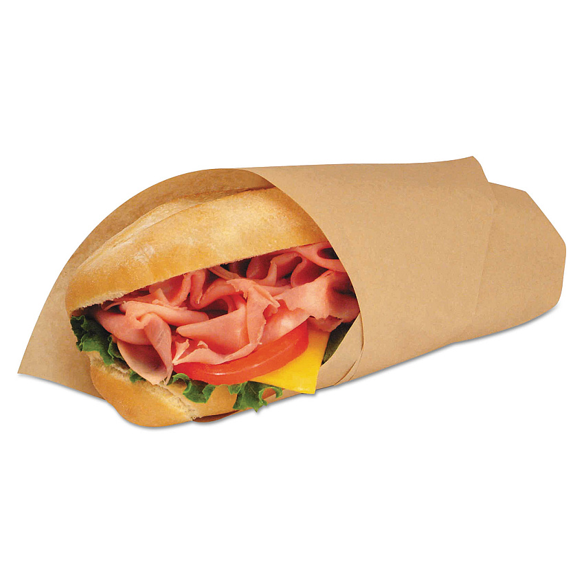 Bagcraft Ecocraft Grease-Resistant Paper Wraps And Liners, Natural, 14 X 14, 1,000/box, 4 Boxes/carton (BGC300899)