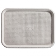 Chinet Savaday Molded Fiber Flat Food Tray, 1-Compartment, 16 x 12, White, 200/Carton (20803CT)