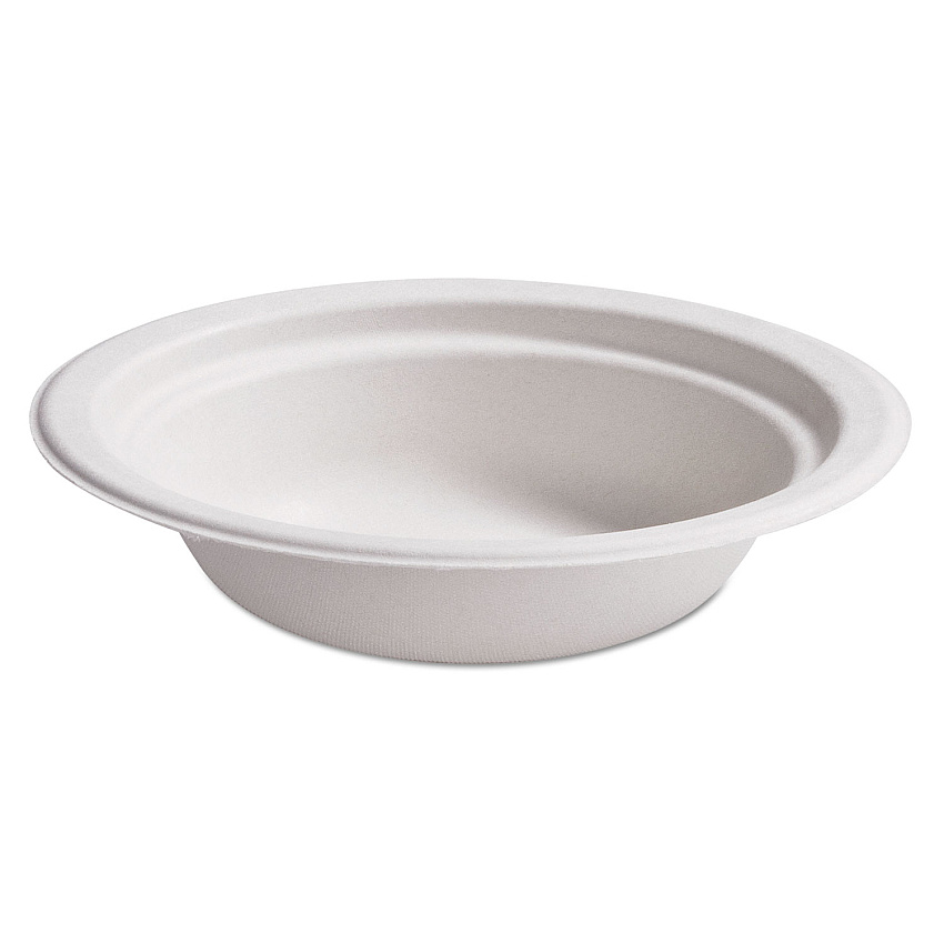 Chinet Paper Pro Round Bowls, 12 oz, Beige, 125/Bag, 8 Bags/Carton (HUH25780)
