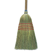 Boardwalk Corn Broom, Corn Bristles, 56" Overall Length, Natural, 6/Carton (BWKBR10003)