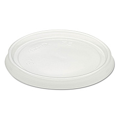 Dart Non-Vented Container Lids, Clear, Plastic, 100/Pack, 10 Packs/Carton (DCC6CLR)